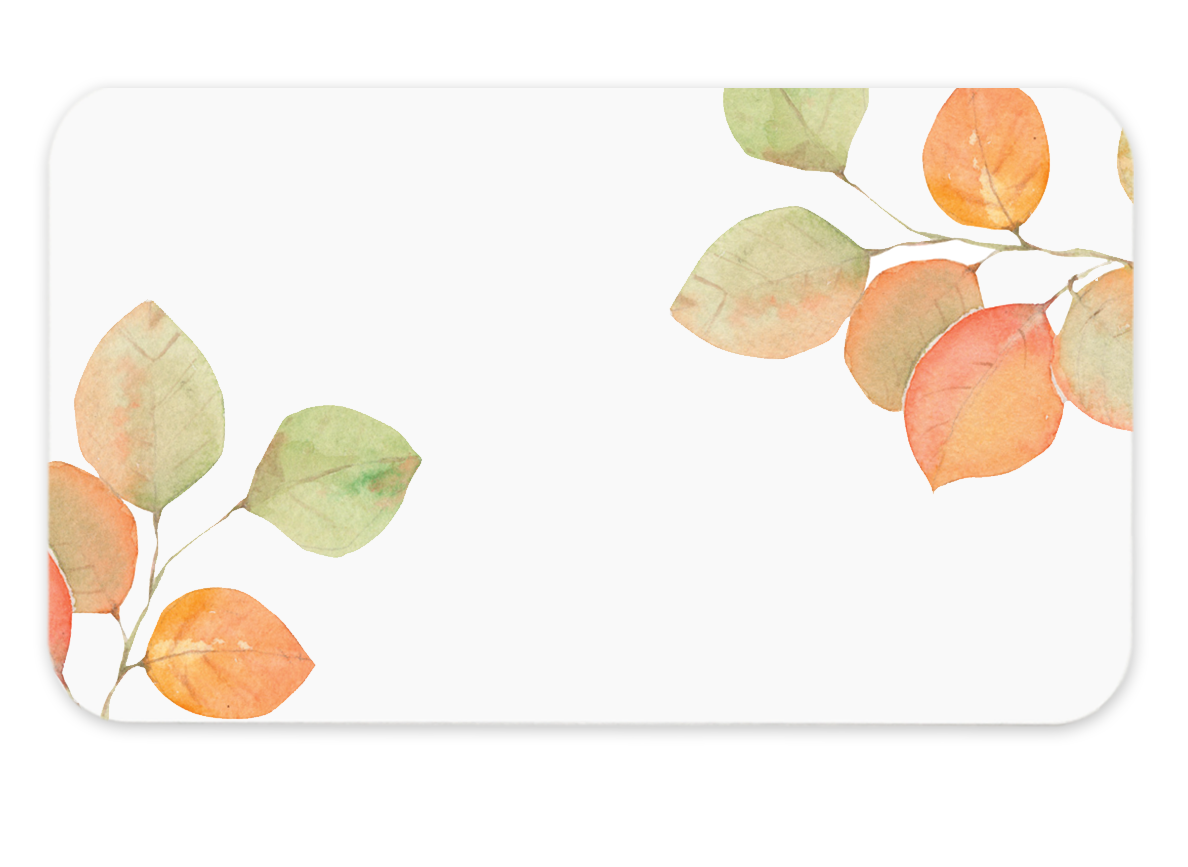Fall Leaves Little Notes