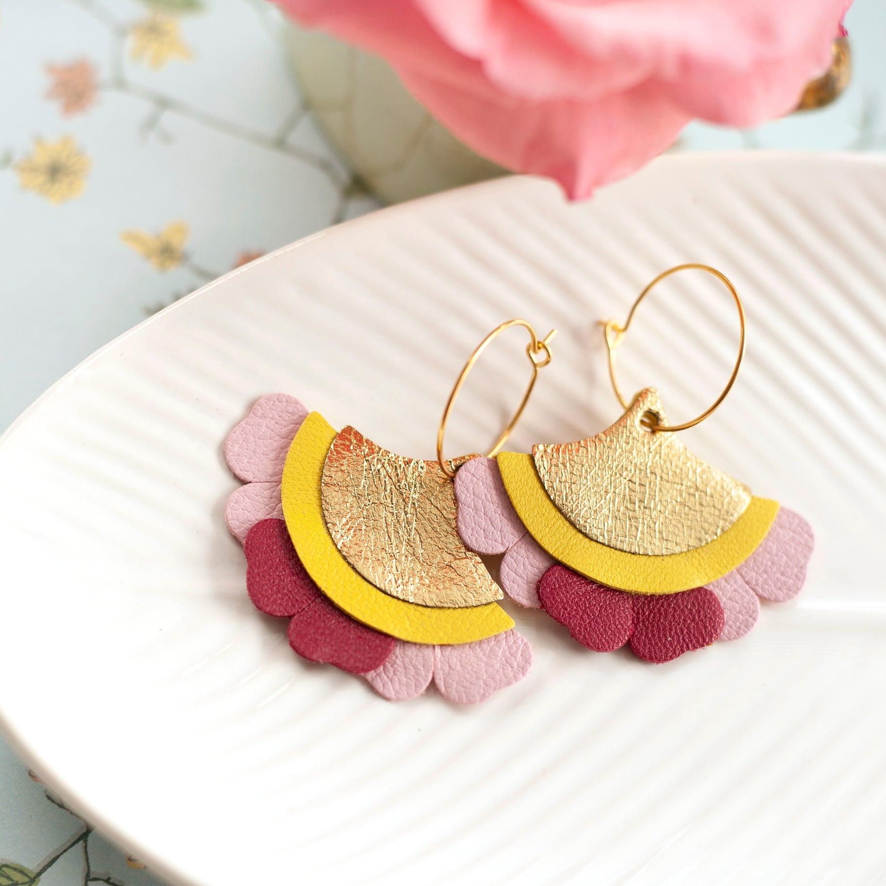 Fan Petal Earrings