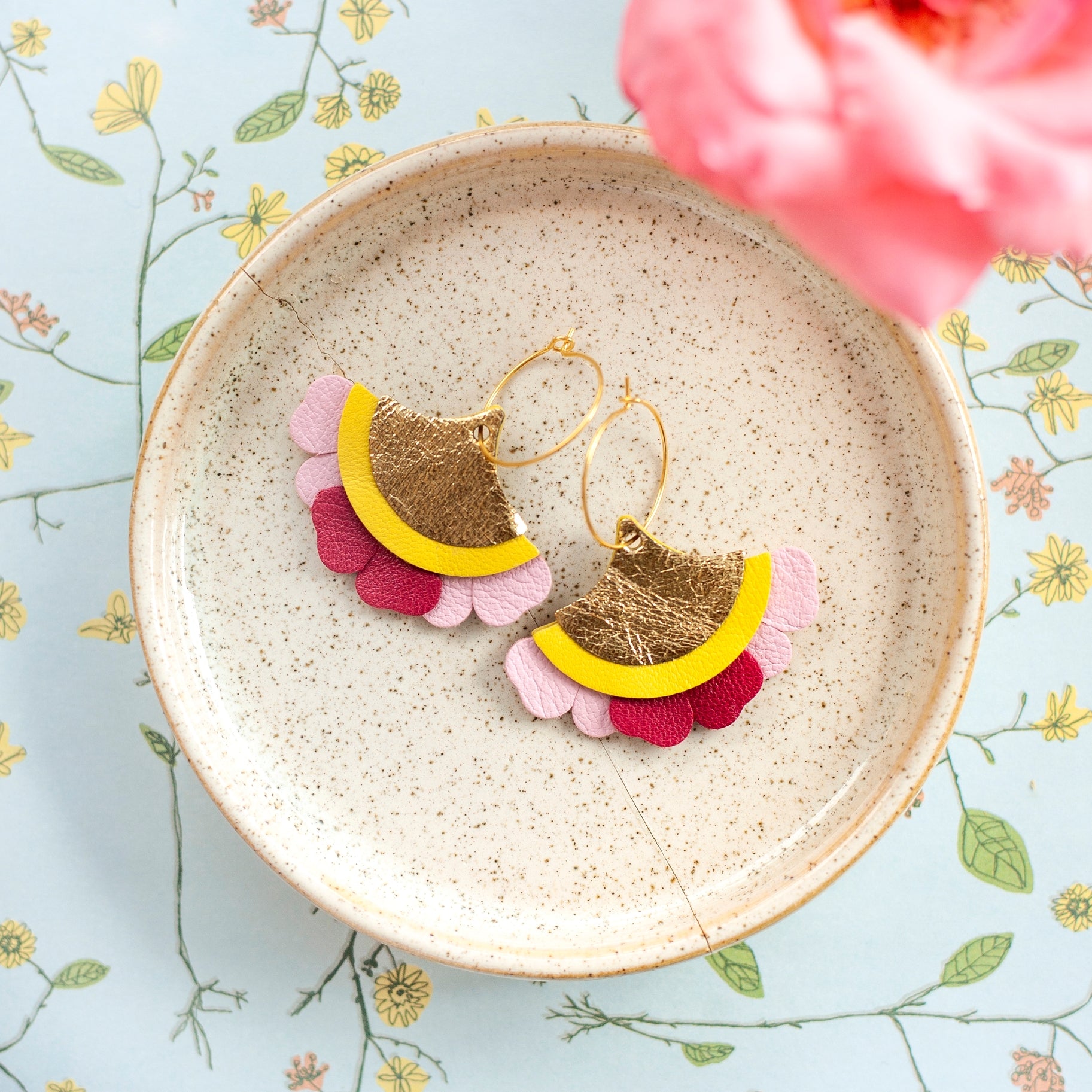 Fan Petal Earrings