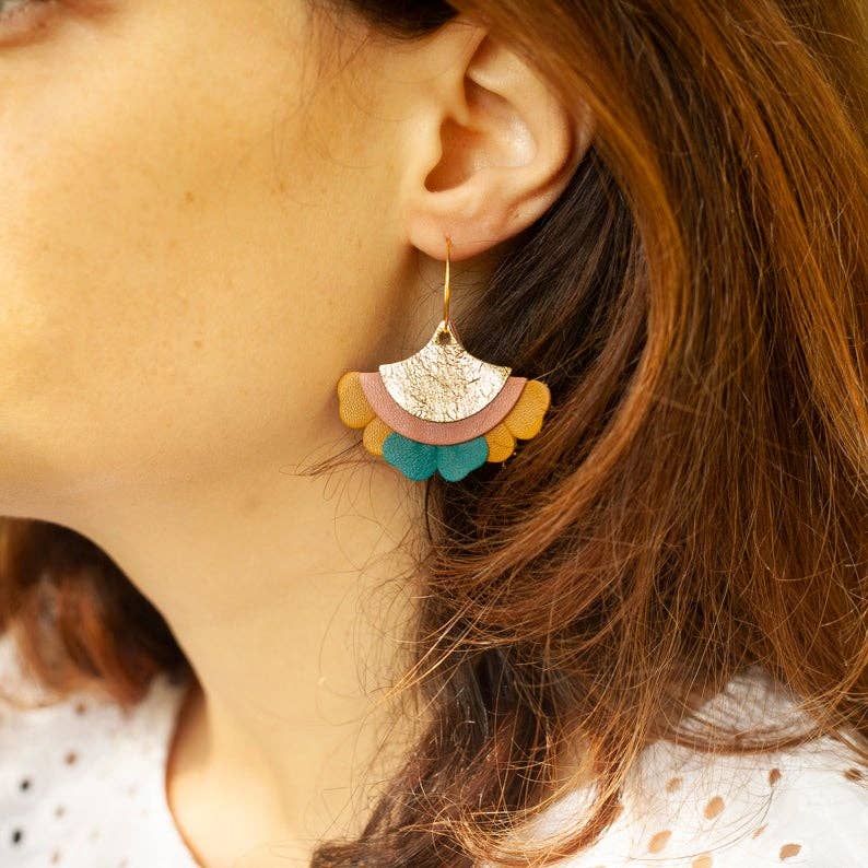 Fan Petal Earrings