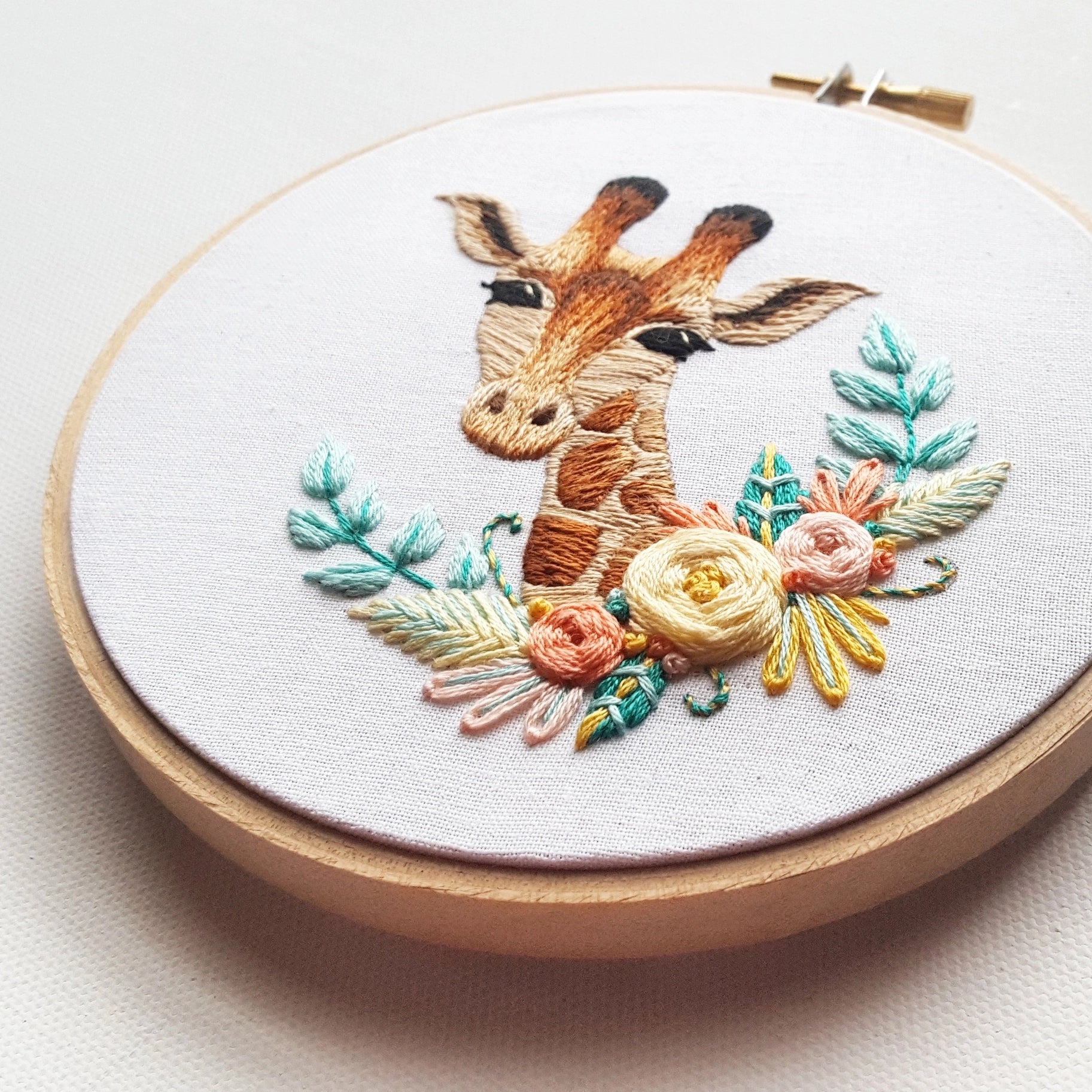 Giraffe Embroidery Kit