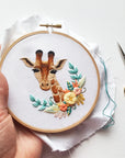 Giraffe Embroidery Kit