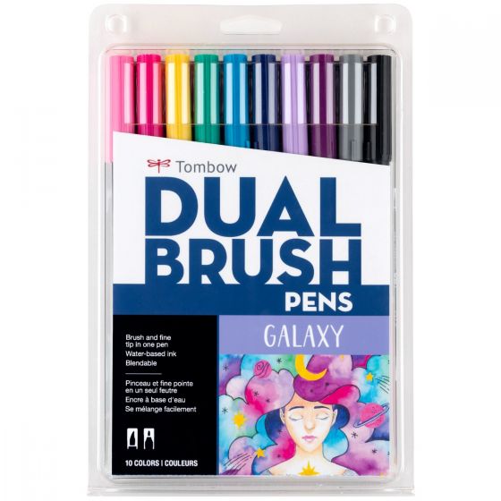 Dual Brush Pen Set - Galaxy