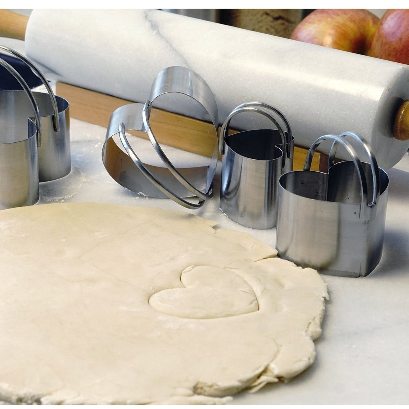 Heart-Shaped Biscuit Cutters