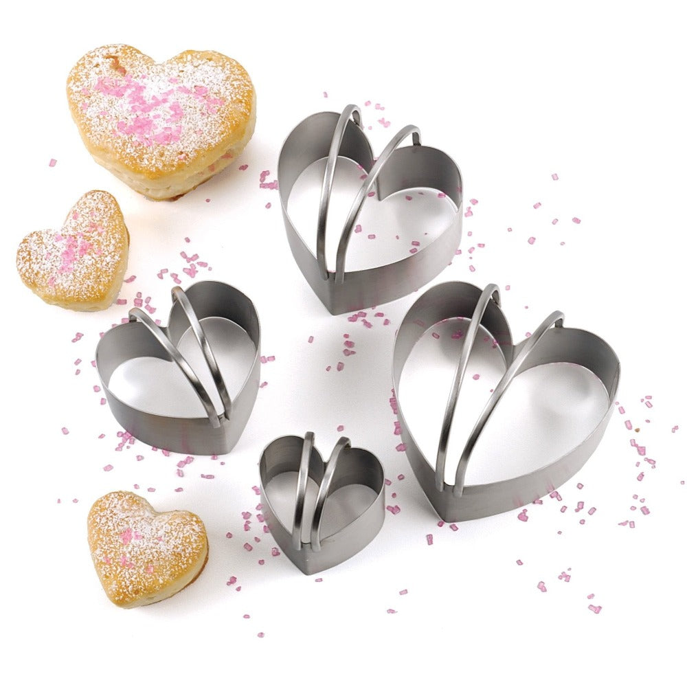 Heart-Shaped Biscuit Cutters