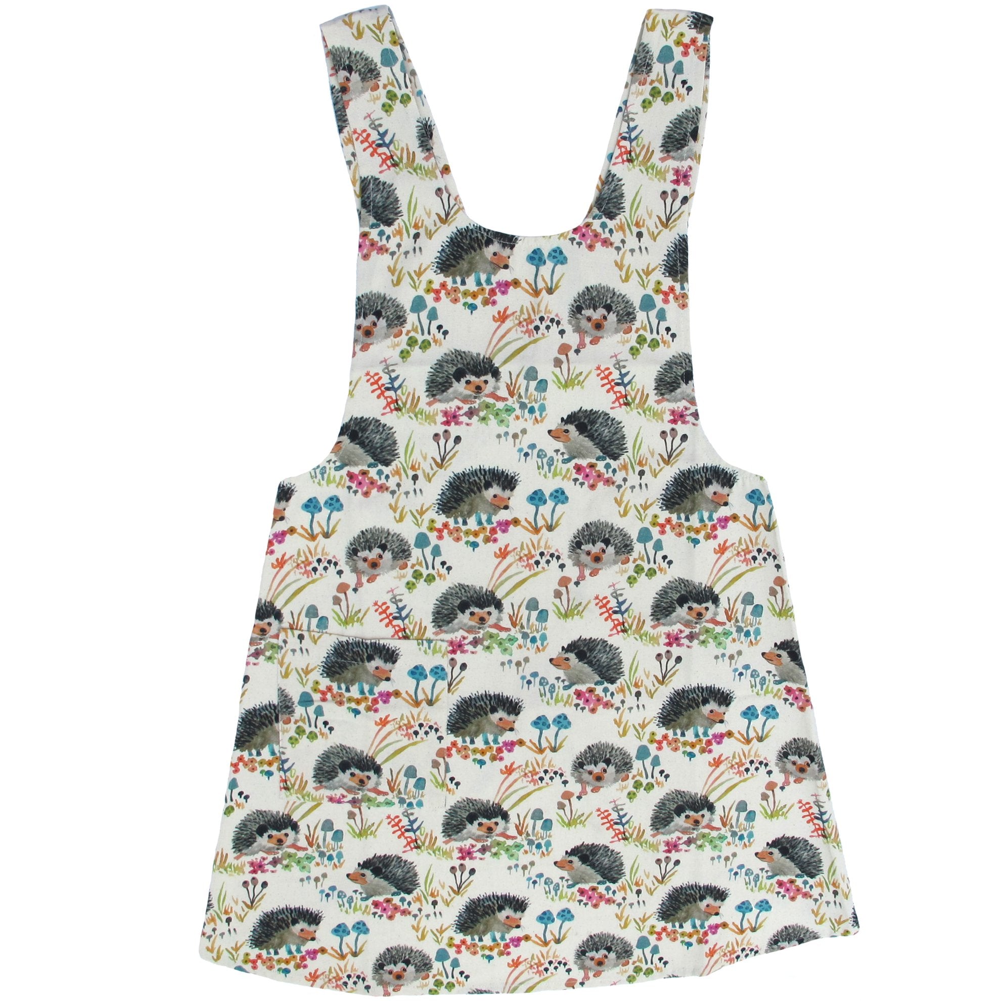 Hedgehog Cotton Pinafore Apron