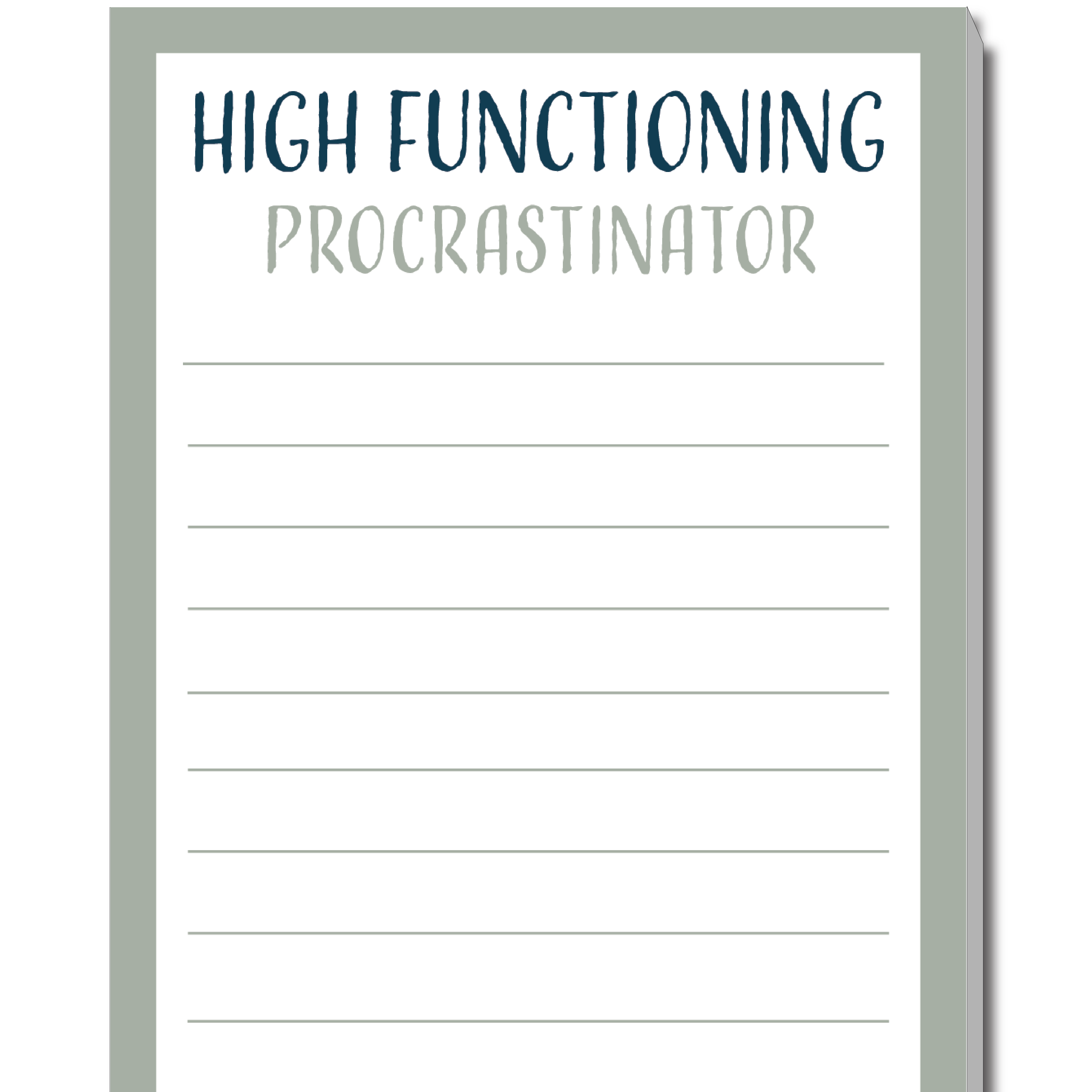 Procrastinator Pad