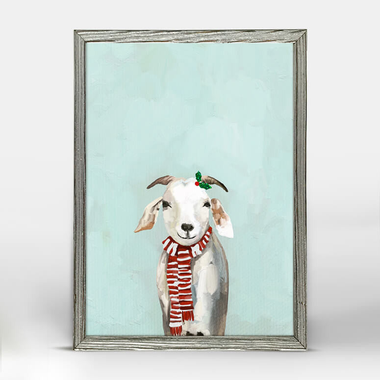 Festive Goat Mini Canvas