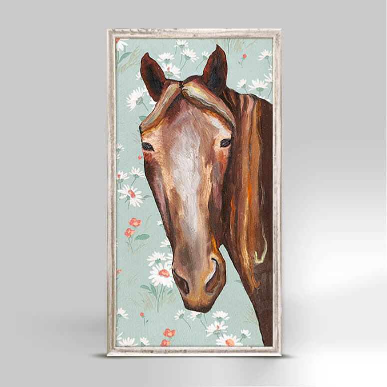 Horse Face Mini Canvas