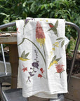 Hummingbird Garden Flour Sack Towel