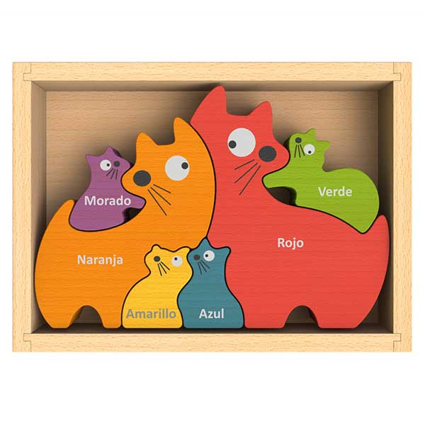 Cat Family Color Puzzle