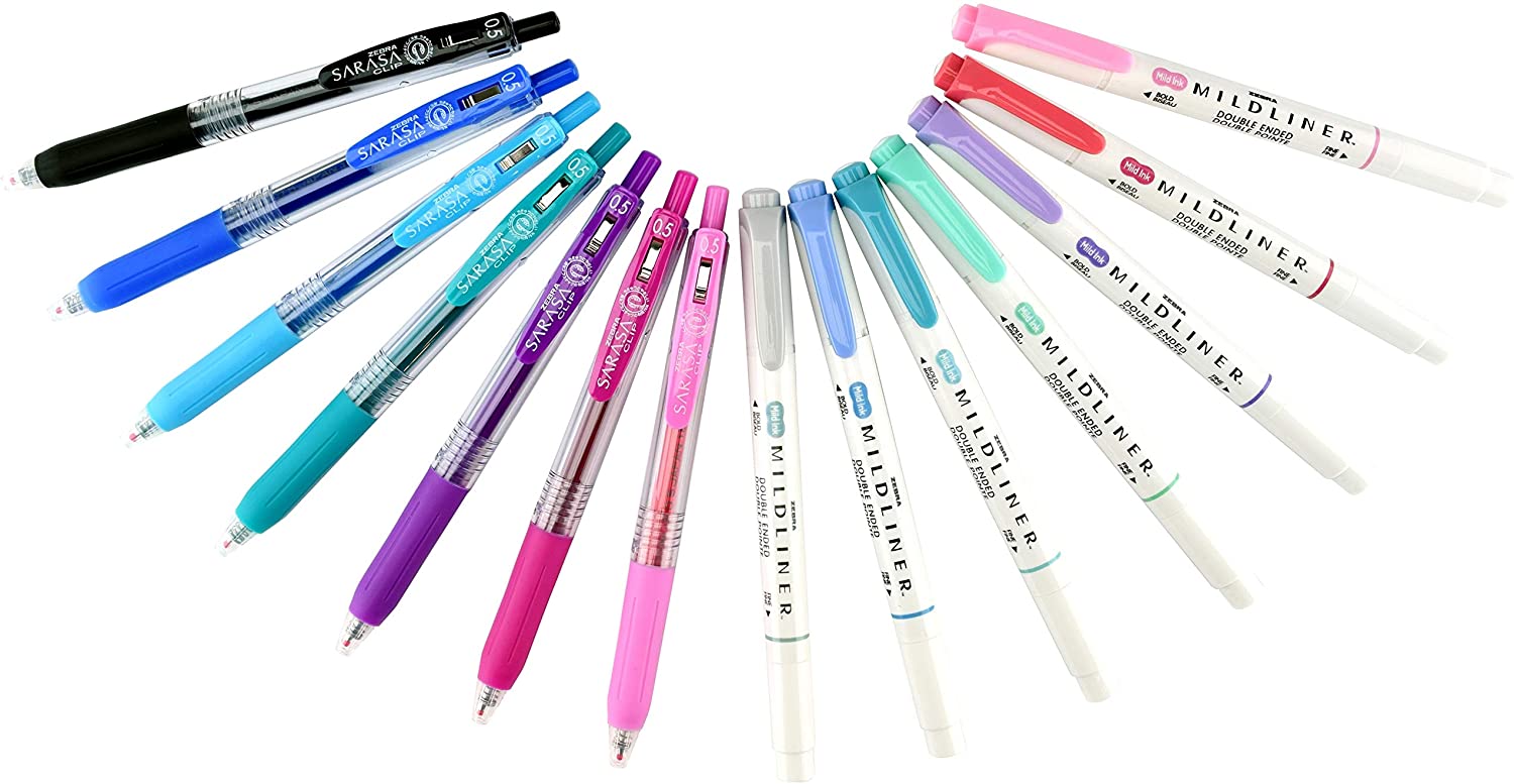 Zebra Journaling Pen Set