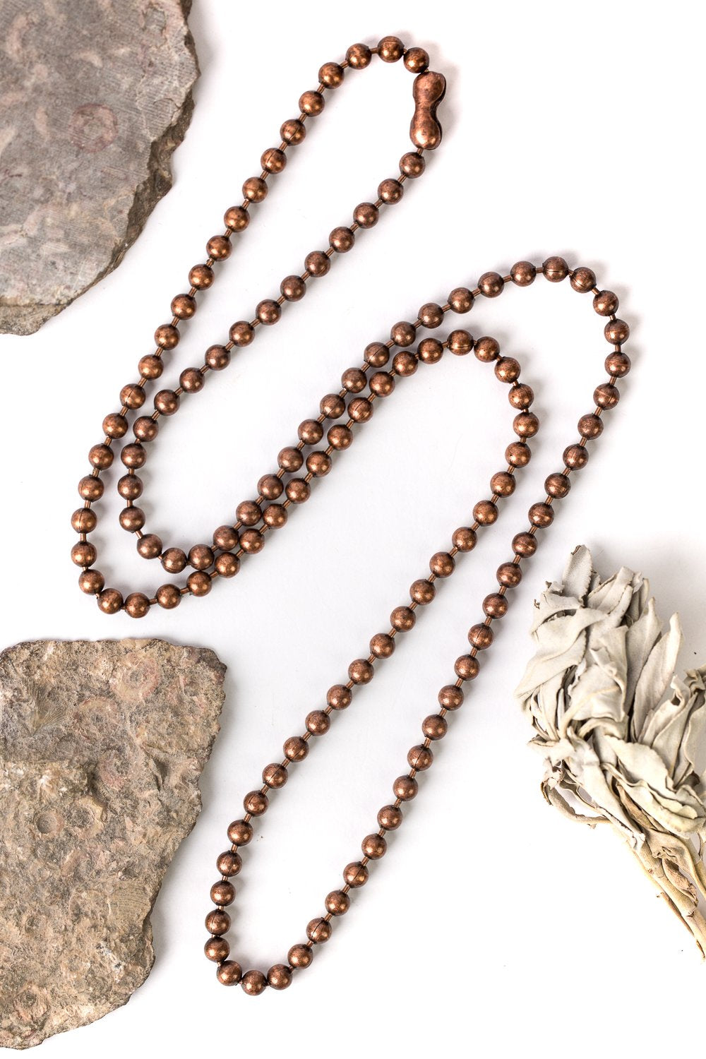 Knowledge Copper Layer Necklace
