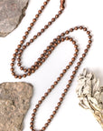 Knowledge Copper Layer Necklace