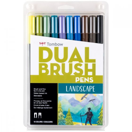 Dual Brush Pen Set - Landscape