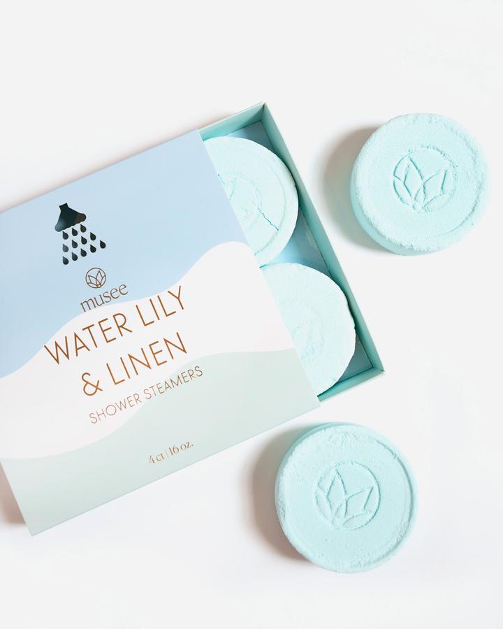 Water Lily + Linen Shower Steamers