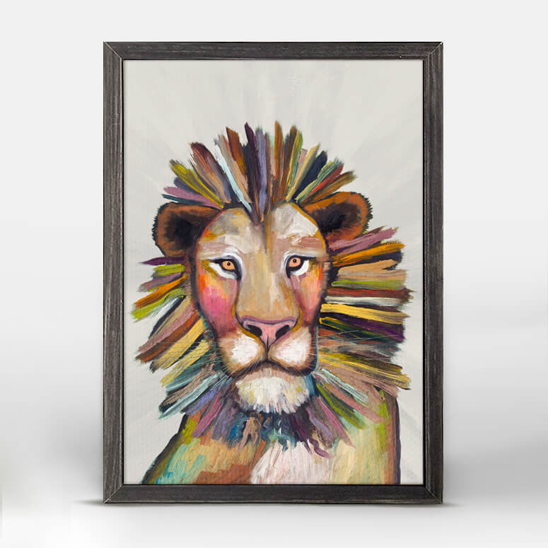 Wild Lion Mini Canvas