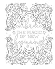 You Are Made of Magic Coloring Book