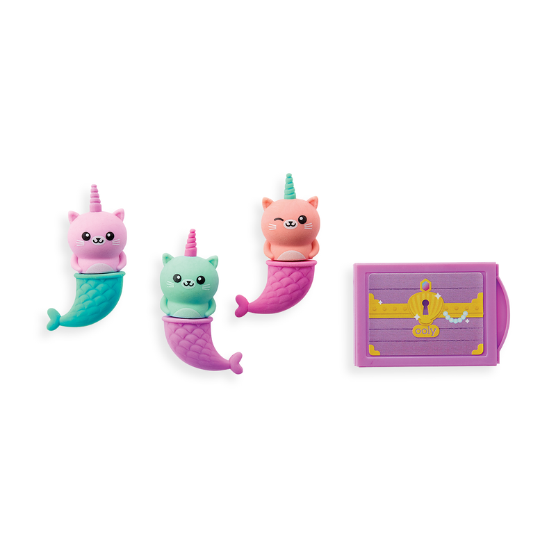 Mewmaid Treasure Scented Erasers