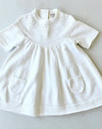 Milan Pointelle Knit Baby Dress