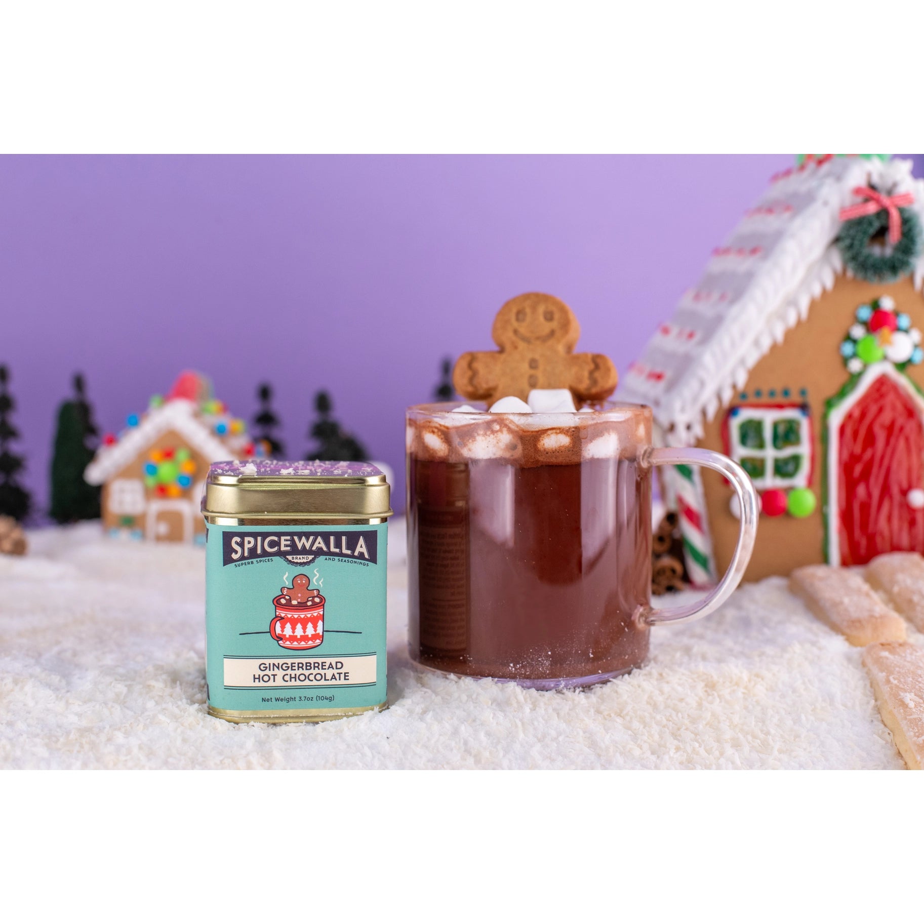 Gingerbread Hot Chocolate - Holiday Limited Release Gold Tin