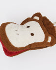 Monkey Organic Washcloth Puppet