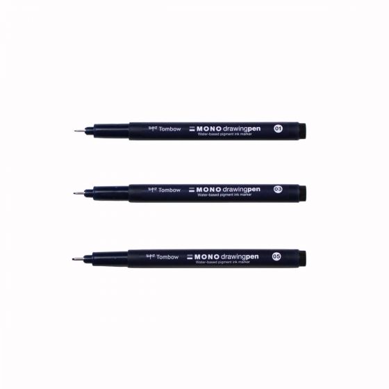 MONO Drawing Pens - Set of 3