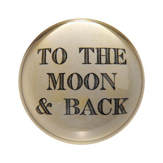To the Moon and Back Paperweight
