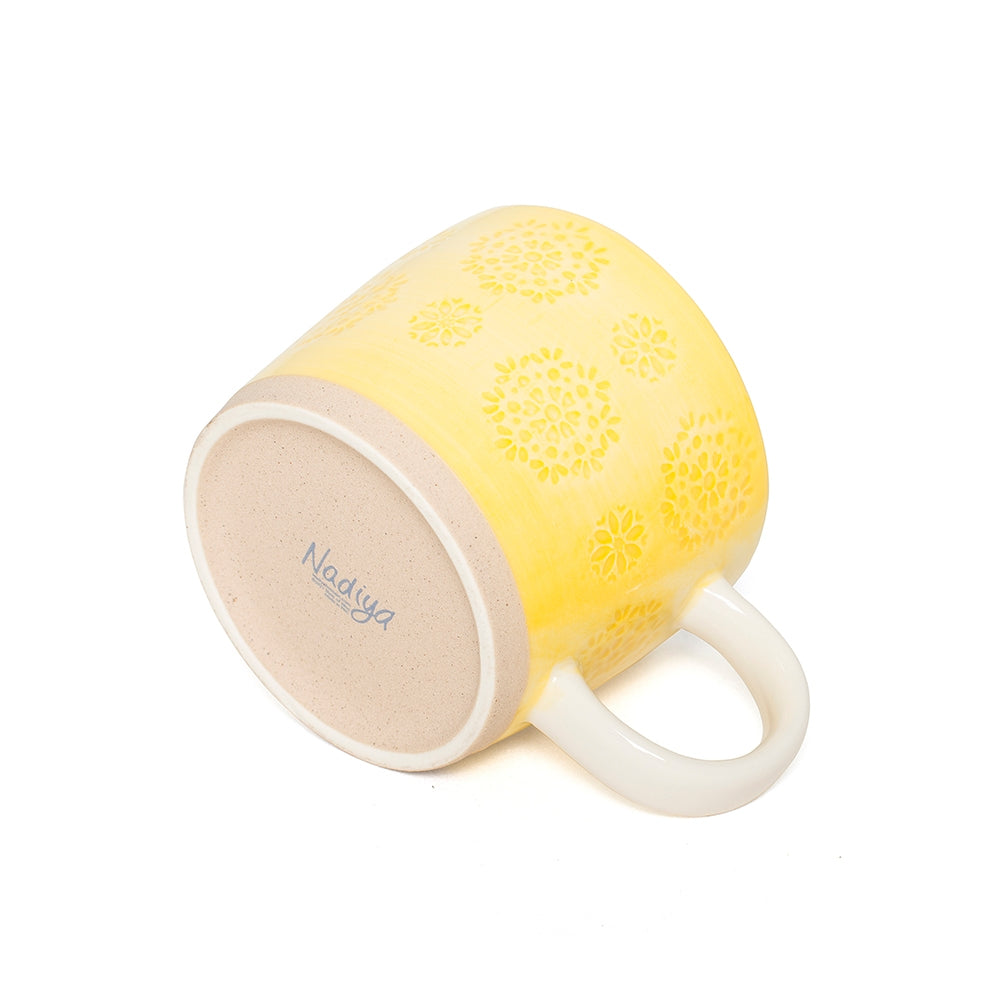 Nadiya Yellow Flower Mug