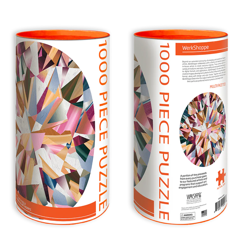 Multifaceted 1000 Piece Round Puzzle