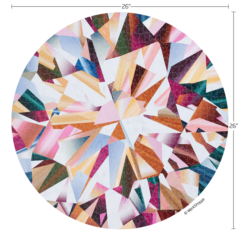 Multifaceted 1000 Piece Round Puzzle