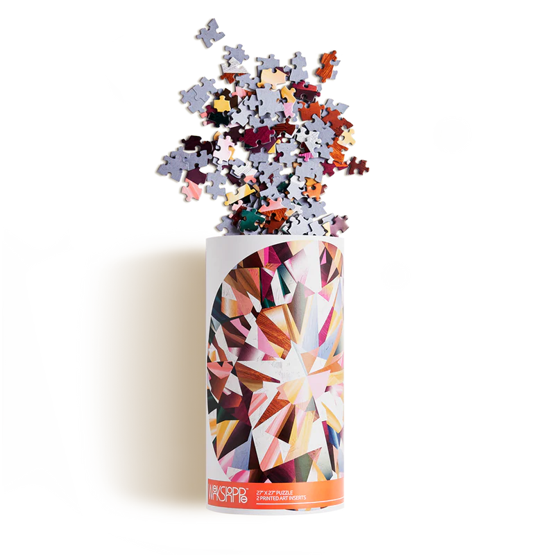 Multifaceted 1000 Piece Round Puzzle