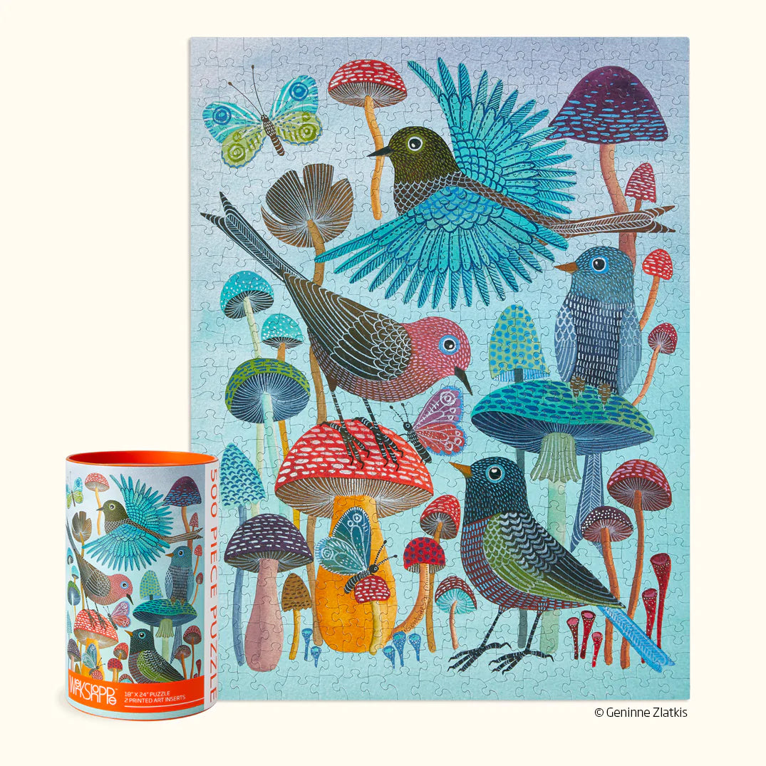 Mushroom Garden 500 Piece Puzzle