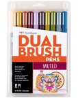 Dual Brush Pen Set - Muted