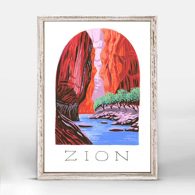 Zion National Park Mini Canvas