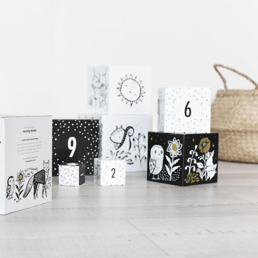 Woodland Animal Nesting Blocks