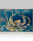 Octopus in the Deep Blue Sea Mini Canvas