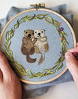 Otterly Adorable Embroidery Kit