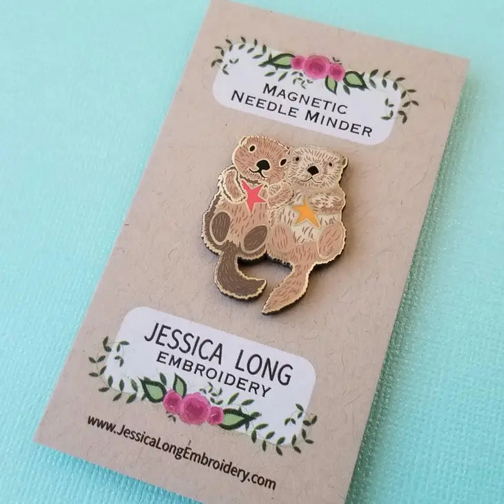 Sea Otters Magnetic Needle Minder