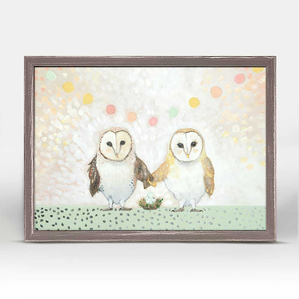 Owl Love Mini Canvas