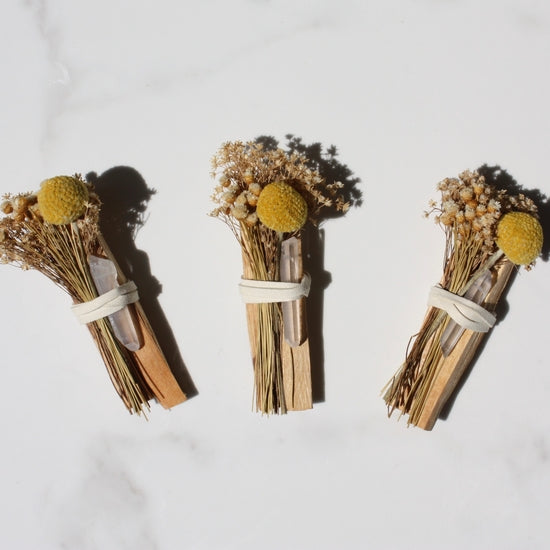 Peruvian Palo Santo and Quartz Bundle