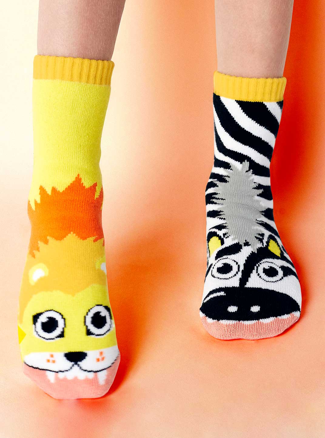 Lion &amp; Zebra Socks