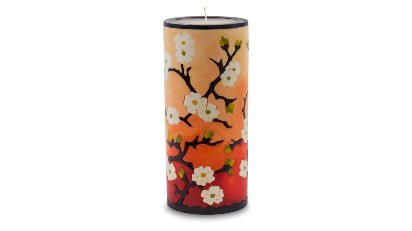 Plum Blossom Illuminated Candle