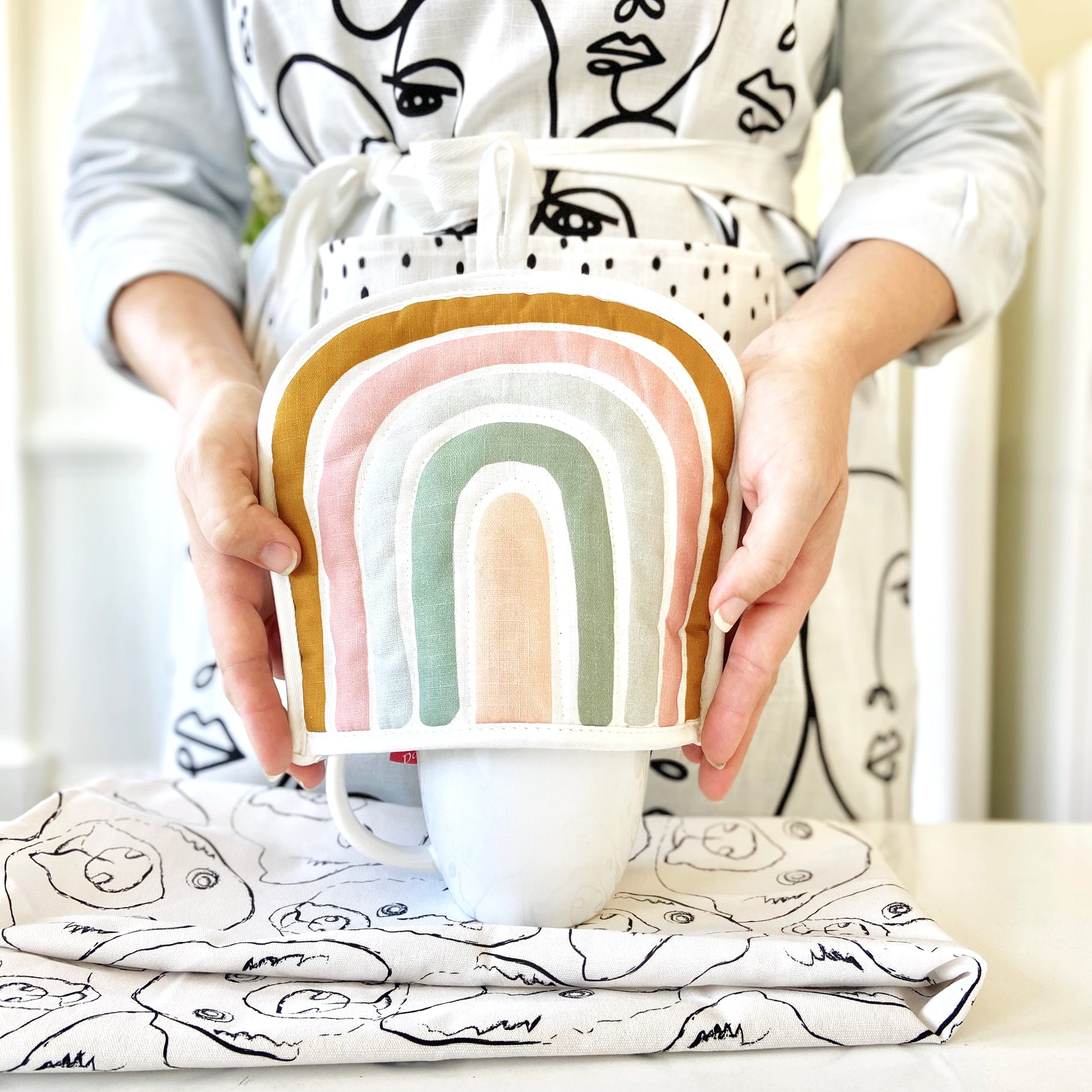 Rainbow Potholder