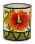 Poppy Illuminated Candle