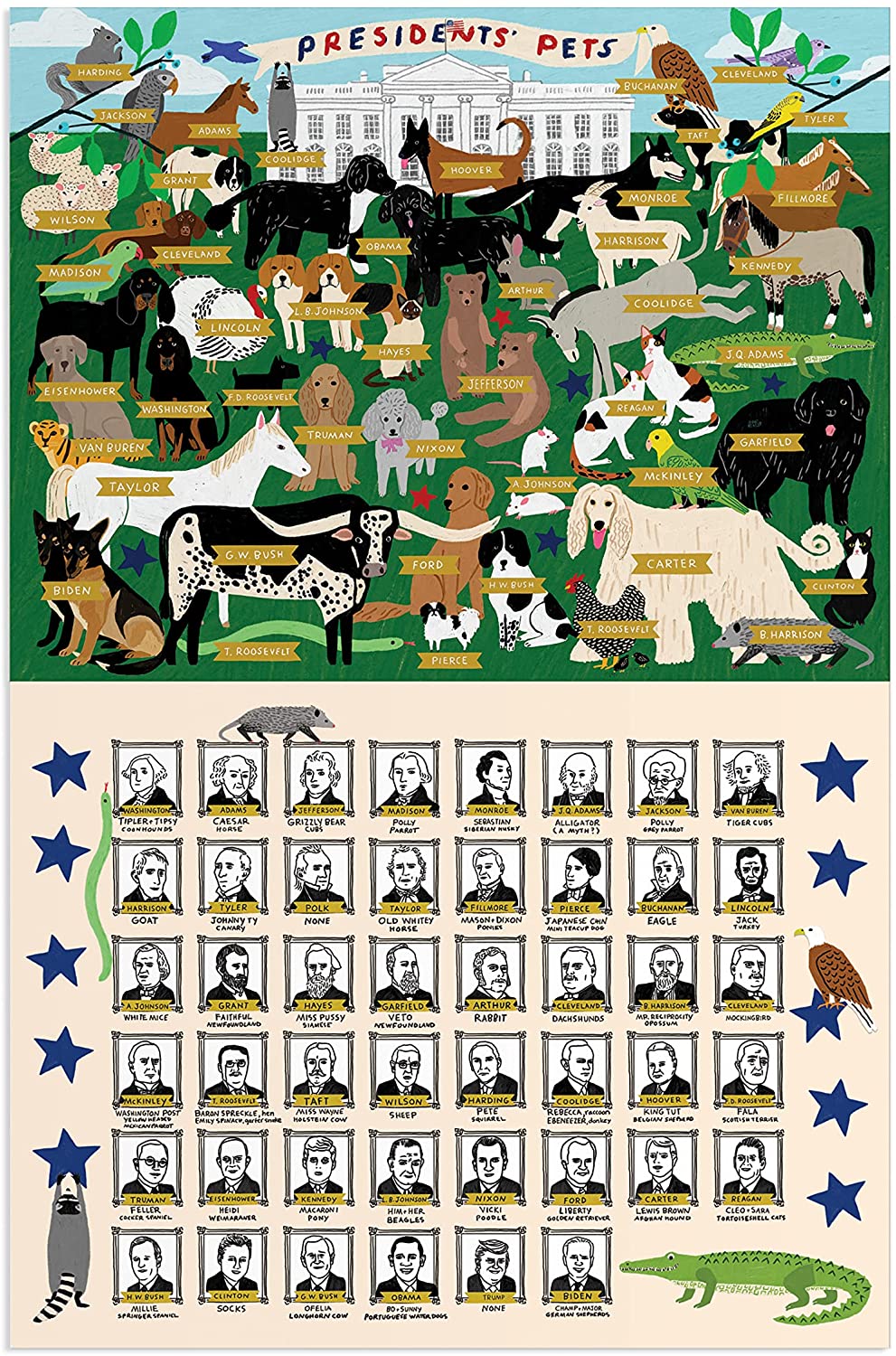 Presidents&#39; Pets 2000 Piece Puzzle