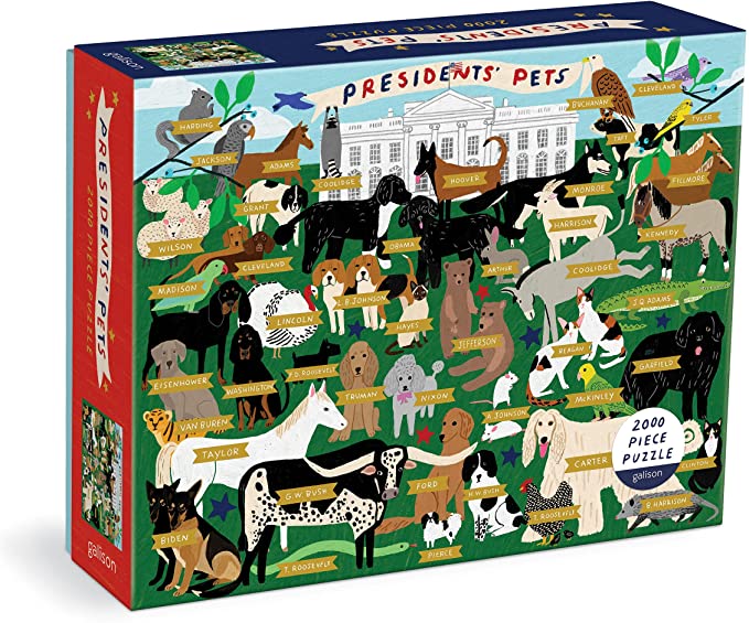 Presidents&#39; Pets 2000 Piece Puzzle