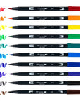 Dual Brush Pen Set - Primary