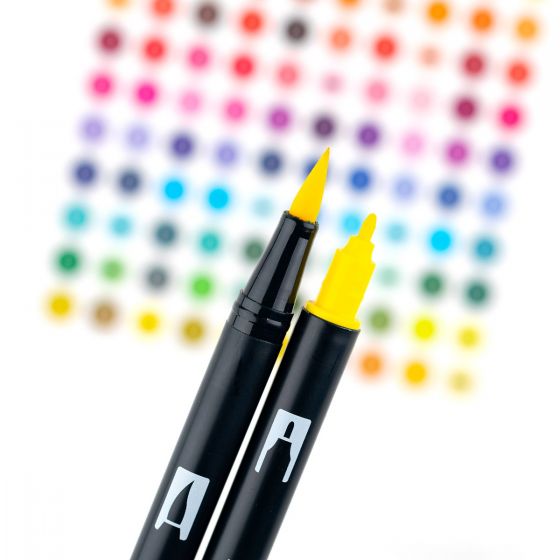Dual Brush Pen Set - Primary