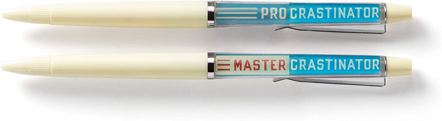 Master Procrastinator Floaty Pen Set